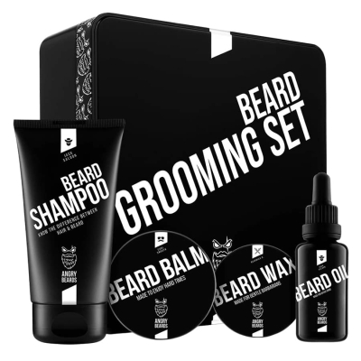 Set starostlivosti o bradu a fúzy ANGRY BEARDS Smooth