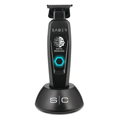Profesionálny kontúrovací strojček STYLECRAFT Saber trimmer Black