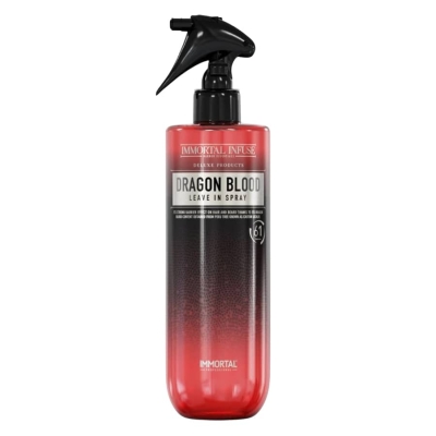 Bezoplachový sprej na vlasy IMMORTAL Infuse Dragon blood Leave in spray 500 ml