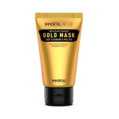 Zlatá zlupovacia maska ​​na tvár IMMORTAL Infuse Gold peel off & cleansing mask 150 ml