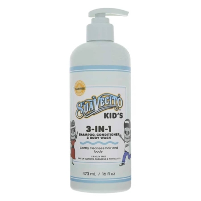 Detský sprchový gél, šampón a kondicionér SUAVECITO Kid's 3-in-1 Shampoo, Conditioner, Body wash 473 ml
