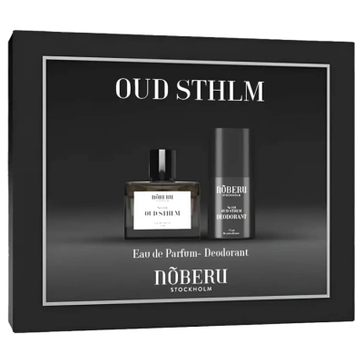 Sada parfumu a dezodorantu NOBERU Giftbox Fragrance Oud STHLM