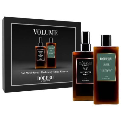 Súprava sea salt spreja a šampónu pre objem vlasov NOBERU Giftbox Volume
