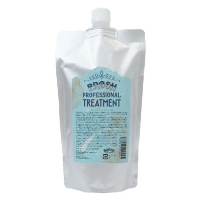 Ošetrujúci šampón na vlasy BROSH Hair treatment - Smooth blues Refill  400 ml