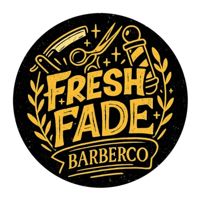 Barber samolepka BARBERCO Fresh fade