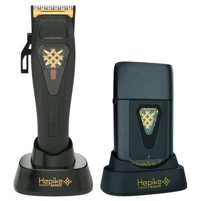 Set strihacieho a holiaceho strojčeka HEPIKE clipper & UV shaver