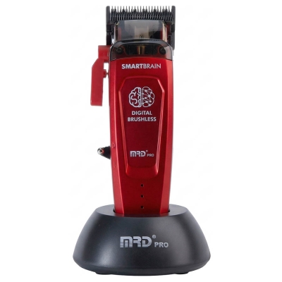 Profesionálny strihací strojček MRD Pro Smart Brain clipper HC-90-4 - Burgundy Red