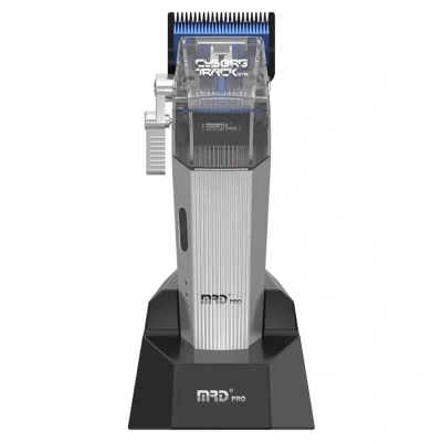 Profesionálny strihací strojček MRD Pro Cyborg Track clipper - Silver