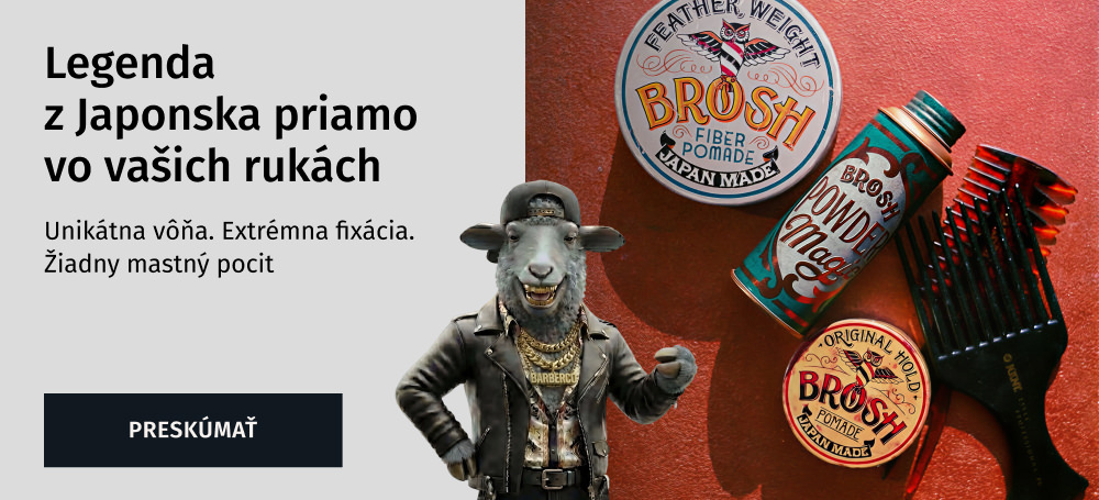 Brosh - kvalitná japonská kozmetika pre luxusný styling vlasov