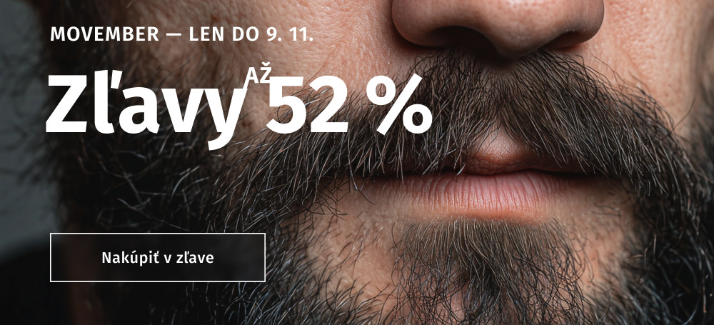 Movember week - špeciálna zľava pre vaše fúzy a bradu